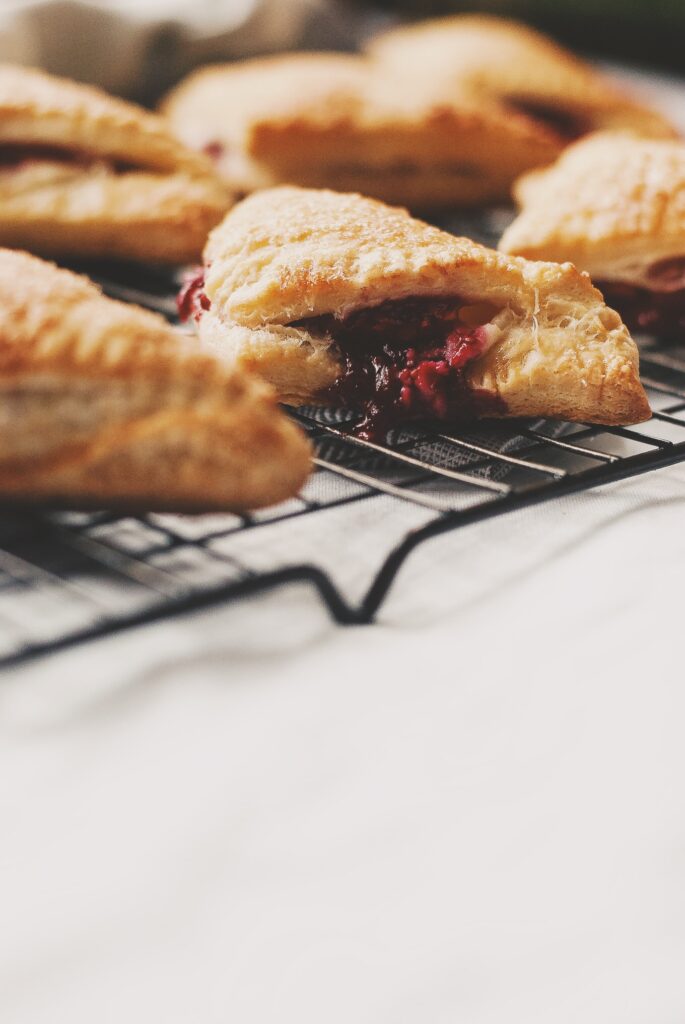 Raspberry Rose & Labneh Turnovers