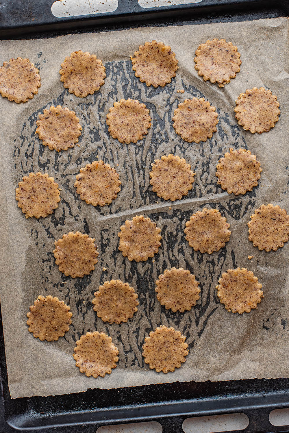 Cookies before baking.